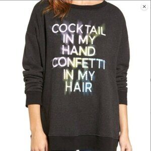 WILDFOX "Cocktail In My Hand Confetti In My Hair" Size XS